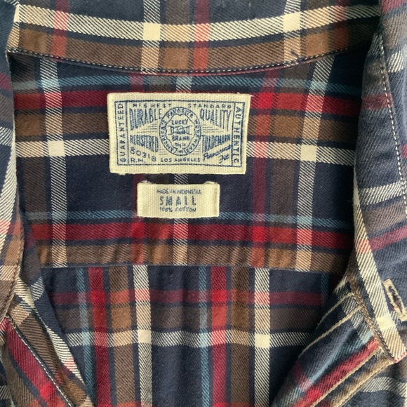 Lucky Brand plaid button down - Picture 4 of 4